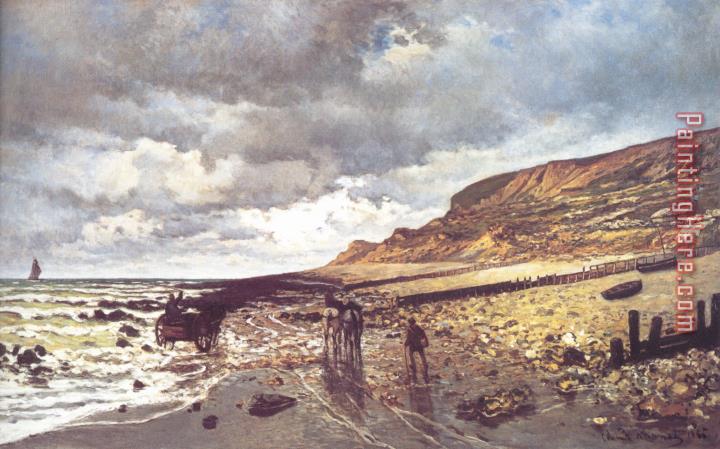Claude Monet The Headland of The Heve at Low Tide